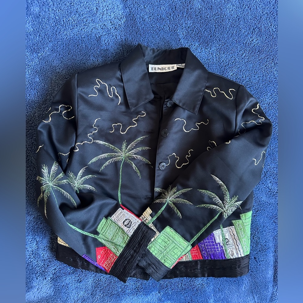 Vintage black jacket Tunique, size M